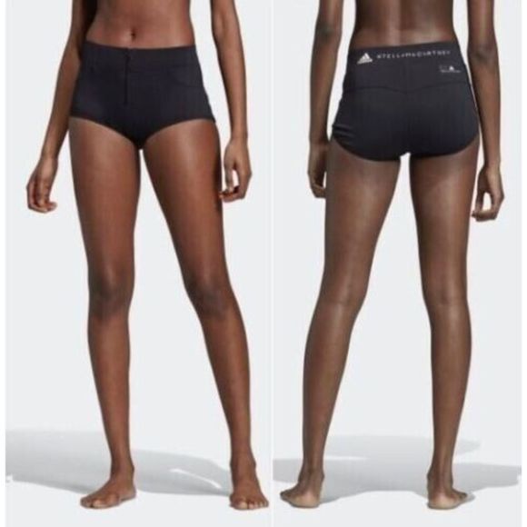 adidas x Stella McCartney DW9547 Women's Sz Medium Black Triathlon Shorts - Picture 9 of 9